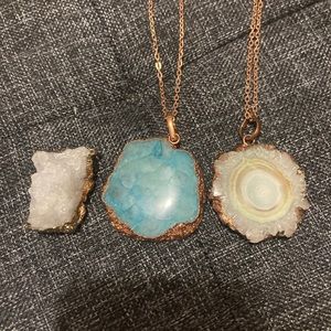 Beautiful stone necklaces